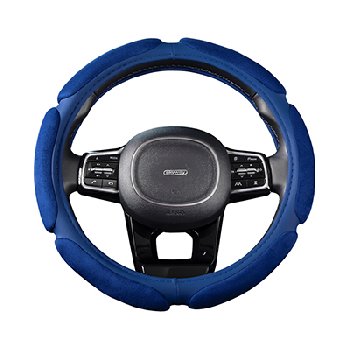 Оплетка перфокожа Sponge air, XL (41-43 см) Синяя, 6 подушечек замша Синяя SKYWAY S01101073 (1/25)