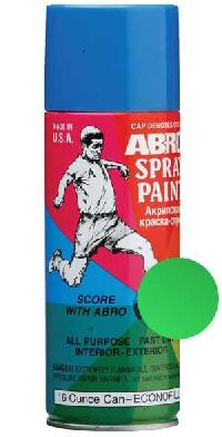Краска-спрей акриловая флуоресцентная Зеленая, 400 мл. (104, уп.12 шт.)  ABRO MASTERS