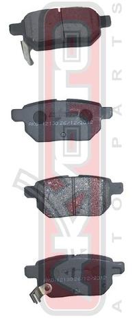 PF-1519 Тормозные колодки Akyoto AKD-12130 T.Ractis (NCP,SCP10#)Corolla Rumion (#E150#