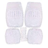 Коврики Cиликон 5 пр ( 69*48/48*48/60*26) ванночки, Rain-1, прозрачный, к-т SW S01702043