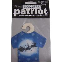 Ароматизатор подвесной текстиль ЗИМНИЙ АРОМАТ майка Упряжка (Морской бриз) PAT- 003 (5/40)