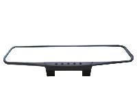 Зеркало салонное плоское 240*70 мм/ черная оправа YCL-8102