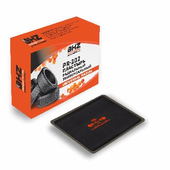Пластырь резинокордный для радиальных шин 210*210 мм, 2 слоя, PR-202 BHZ Professional  (уп.5шт)
