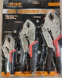 Зажимы с фиксатором  (набор 3 предмета), JF-510478