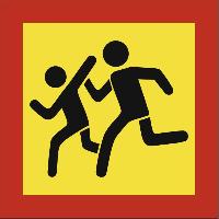 Наклейка ПЕРЕВОЗКА ДЕТЕЙ Гост, 250*250 мм, наружная SKYWAY S08101056 (1/10)