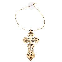 Подвеска салонная Крест, дерево светлое, шт  SKYWAY S00601020