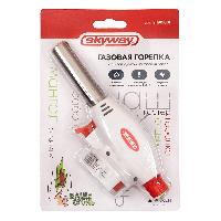 Горелка газовая с пьезоподжигом K-1001  SKYWAY  S11901001 (уп 100 шт)