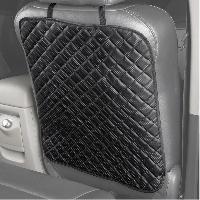 Накидка защитная спинки сидения, экокожа 60*50см Черная (строчка Черная) SKYWAY S06101033