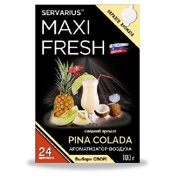 Ароматизатор под сиденье гелевый PINA COLADA, 100 гр (уп.40 шт) MAXIFRESH MF-110
