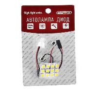 Светодиодная плата 12V (30*25мм) 12SMD WHITE Т5/Т8/Т10, к-т  SKYWAY S03301001 