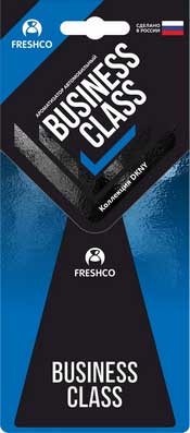 Ароматизатор подвесной пластина Business Class  DKNY  PBCL-18, FRESHCO (10/40)
