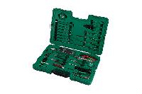 Инструмент электромонтажный (56 предметов) паяльник, мультиметр, кейс 09535  SATA  