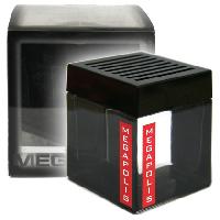 Ароматизатор на панель гелевый банка стекло MEGAPOLIS Ночная прохлада, 60мл MGSL-100 (1/40)