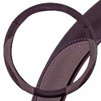 Оплетка экокожа комбинированная Combo-6, M (37-39 см), Черная /Серая  SKYWAY S01102291