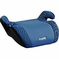 Кресло детское авто группа 3 (22-36 кг/ 6-12 лет) МЯКИШ ПЛЮС синий SIGER (уп 6 шт)