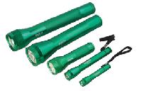 Фонарь портативный диодный 8LED дальнобойный, алюминиевый корпус  90733 SATA  