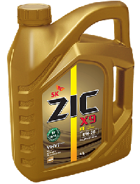 Масло моторное ZIC X9 0w20 FE SP,  4л   (1/4) синт