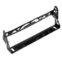 Крепление рамки номера с выносом 70 мм (металл) L250 мм, черный