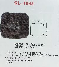 Зеркало заднего вида  SL-1663   (210*230мм SR350 под шар 30 мм ) MMC Fuso FK/FV