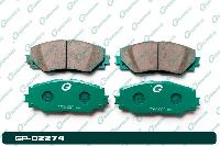 PF-1524 Колодки тормозные дисковые G-brake GP-02274  T.Corolla 07, Rav 4 05-12  (FR)