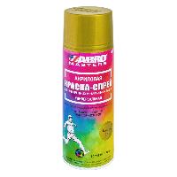 Краска-спрей Металлик Золото 18К, 400 мл. SP-030-AM (уп.12 шт.) ABROMasters