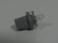 Лампа б/ц 12V  2W  BAX8.7d / T6.7 с серым патроном 