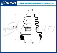 Пыльник привода FB-2095