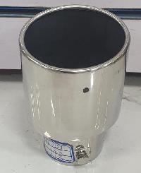 Насадка на глушитель d55D85 L130мм, округлый край  HJ-427