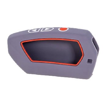 Чехол на брелок сигнализации силиконовый PANDORA DX6/91/90/D010/D022, серый, Silipac