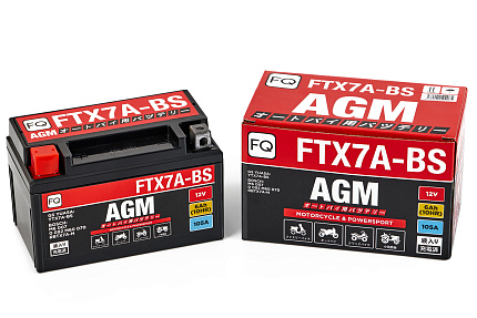 АКБ МОТО 12В,  6 А/ч   FTX7A  AGM   150*87*94 мм  (1/6) FQ