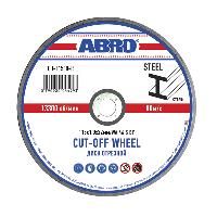 Круг отрезной по металлу 115*1*22мм ABRO CD-11510-R  (уп.50шт)