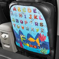 Накидка защитная спинки сидения, ПВХ 60*50см Алфавит Английский SKYWAY S06101034