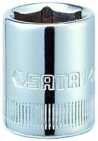 Головка торцевая 1/4" ( 6 гран) H24.5мм  14 мм  11314 SATA  (1/6)