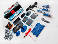 Аптечка для ремонта камер и покрышек АВТОТУРИСТ, пенал (для легковых и легкогрузовых авто)