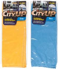Салфетка Микрофибра 35*40см (CA-106) Shine Блеск без разводов, шт. CityUp  (1/200)