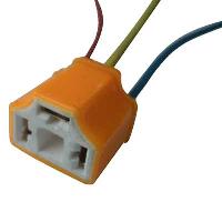 Колодка с проводом лампы H4/ P43t  керамика/ изоляция    (1/20)