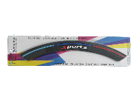 Расширители арок универсальные на скотче, черные, надпись SPORTS красно-белo-синяя, 2 шт, к-т