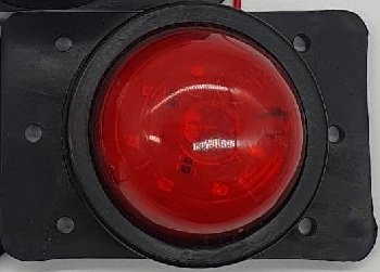 Фонарь габаритный боковой LED, 24V, красный, шт   T2  (уп 2 шт)