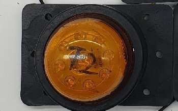 Фонарь габаритный боковой LED, 24V, оранжевый, шт   T2  (уп 2 шт)