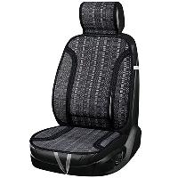 Накидка бамбуковая передняя, с поддержкой спины, 135*45 см, Summer-05, Черный, шт.  SKYWAY S01302033