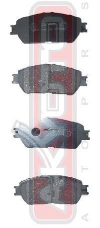PF-1480 Тормозные колодки Akyoto AKD-1480  FR