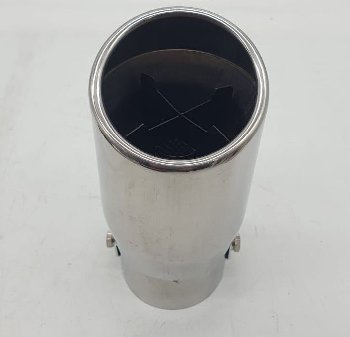 Насадка на глушитель d60D 60 L260, широкий выход, округлый край  арт ТМ-603