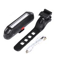 Фонарь задний вело красный/ синий, со стробоскопом и USB-шнуром