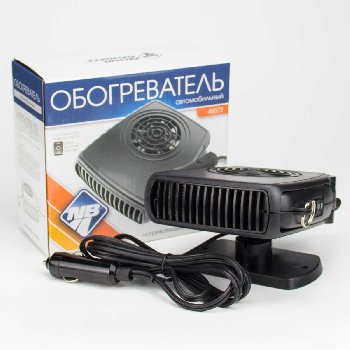 Вентилятор с функцией обогрева 12 V, 150 Вт, с ручкой  (46572) NovaBright  (уп.20 шт.) 