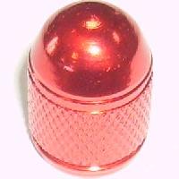 Колпачок для камеры металлический пуля рифленый (к-т 4 шт), металлик красный VC - 123