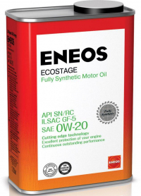 Масло моторное ENEOS SN  0w20 Ecostage, 0.94л. синт бенз (1/20)