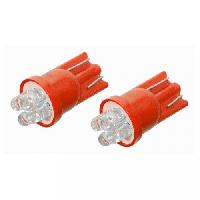 Светодиод T10 12V RED  4LED W2,1x9,5D (Маяк) (12T10-RED/4LED)