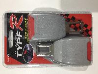 Заглушка ремня безопасности с фиксатором, Серая (2 шт) блистер, к-т   ZSL-907 TYPE-R 