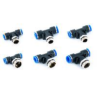 Фитинг переходной Т-образный PB, наружняя резьба М12*1.25, D12мм, шт. (уп.10шт)