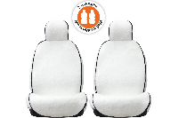 Накидки экомех мутон передний ряд (2 предм) Senator MW Denali, БЕЛЫЕ с бортиками , к-т     